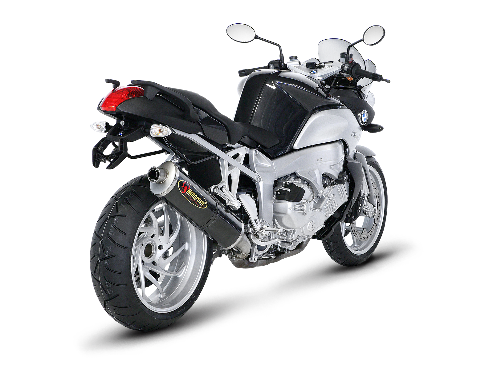 AKRAPOVIC TERMINALE CARBONIO BMW K 1200 R / S 2005-08 - AKRAPOVIC immagine 2