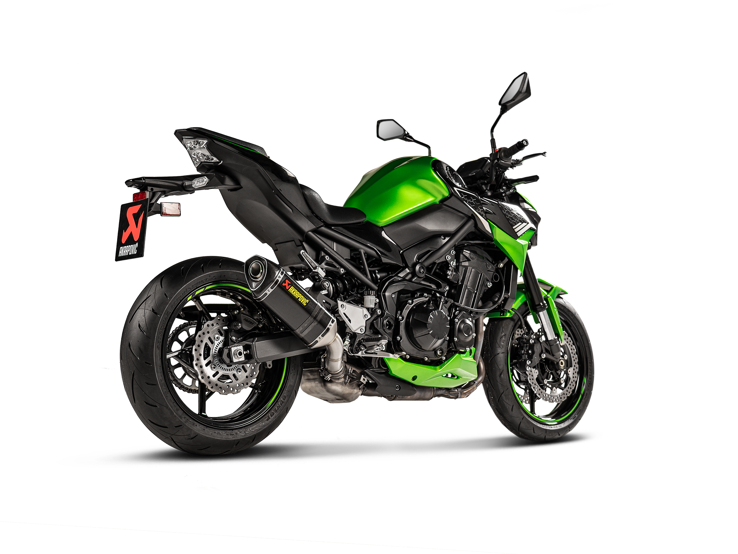 AKRAPOVIC TERMINALE CARBONIO OMOLOGATO KAWASAKI Z900 2020-24 - AKRAPOVIC immagine 3