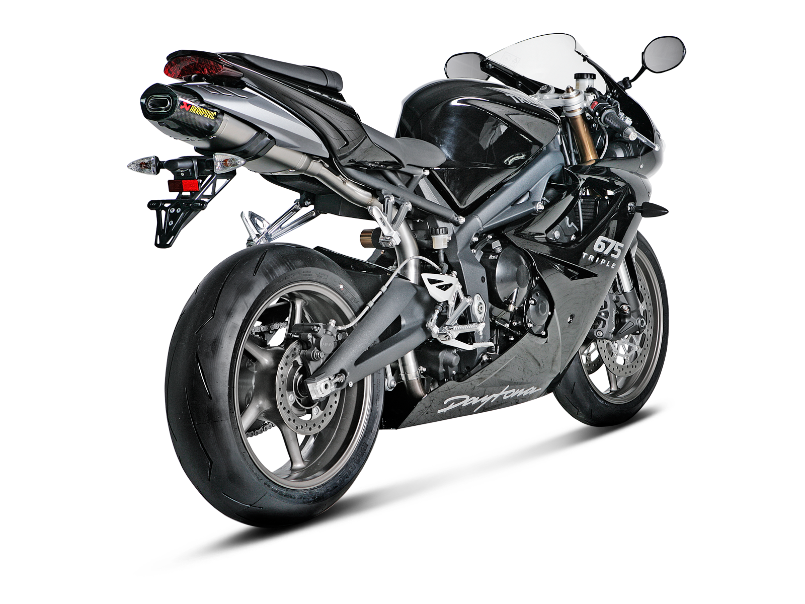 AKRAPOVIC TERMINALE TITANIO TRIUMPH DAYTONA 675 DAYTONA 675R 2006-12 - AKRAPOVIC immagine 3