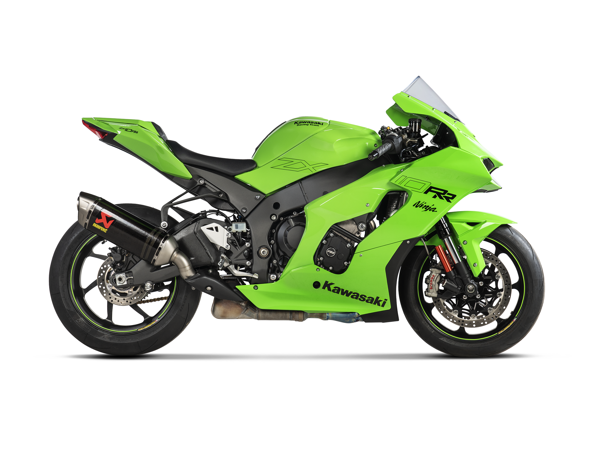 AKRAPOVIC TERMINALE CARBONIO OMOLOGATO KAWASAKI NINJA ZX 10R / 10RR 2021-25 - AKRAPOVIC immagine 2