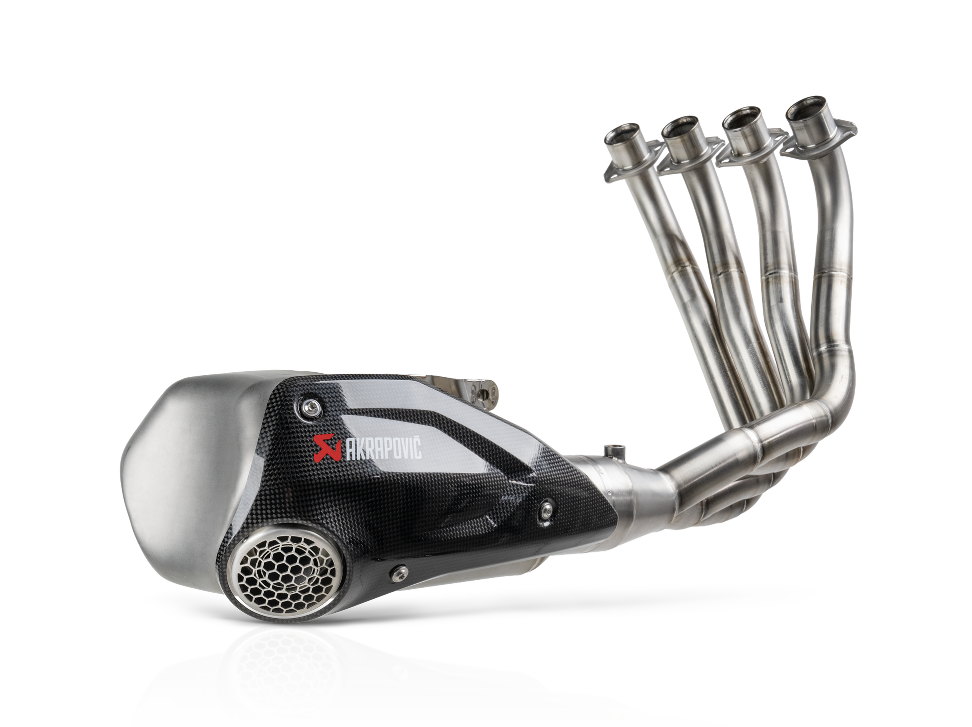 AKRAPOVIC SCARICO COMPLETO ACCIAIO INOX OMOLOGATO UNIVERSALE 2019-26 - AKRAPOVIC