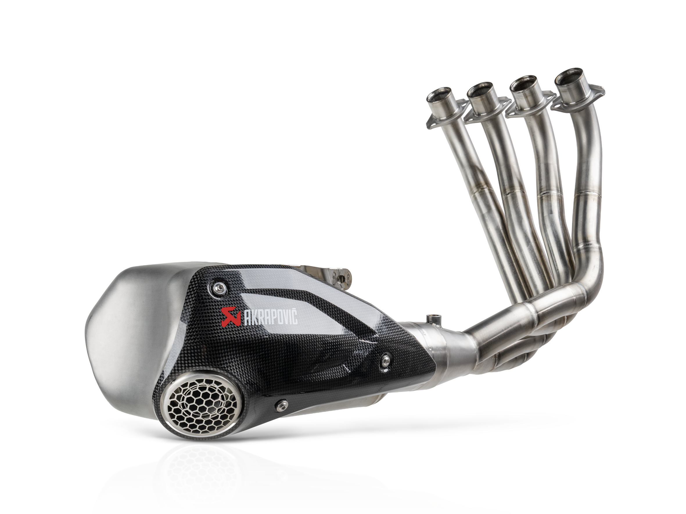 AKRAPOVIC SCARICO COMPLETO ACCIAIO INOX OMOLOGATO UNIVERSALE 2019-26 - AKRAPOVIC