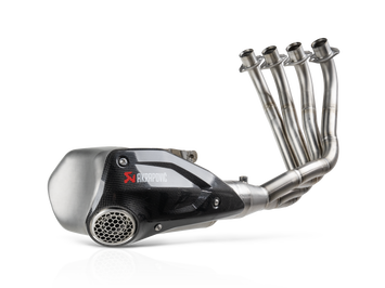 AKRAPOVIC SCARICO COMPLETO ACCIAIO INOX OMOLOGATO UNIVERSALE 2019-26 - AKRAPOVIC