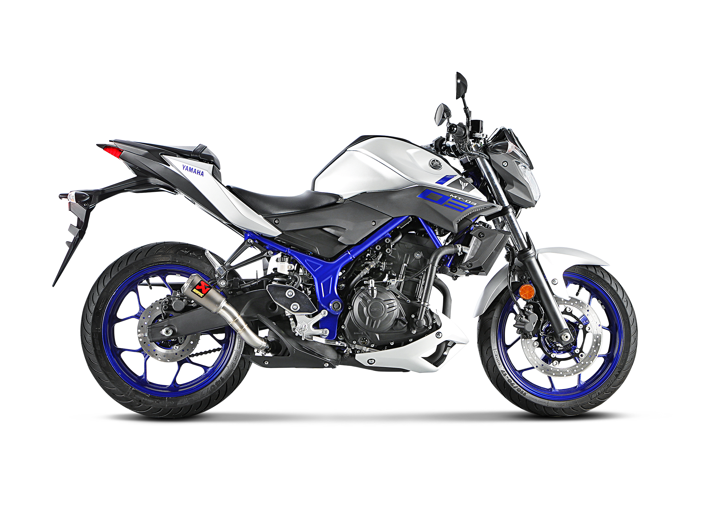 AKRAPOVIC TERMINALE ACCIAIO INOX RACING YAMAHA MT-03 2014-21 - AKRAPOVIC immagine 2