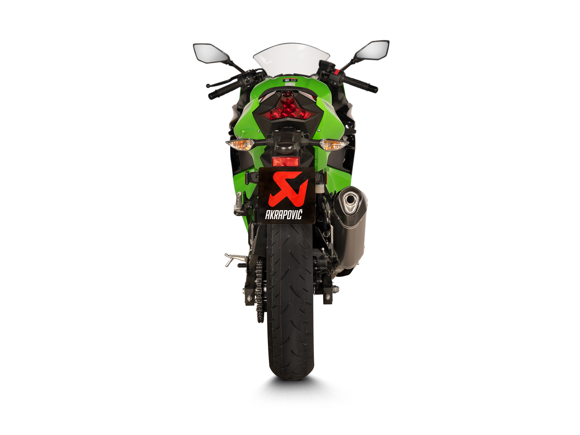 AKRAPOVIC TERMINALE TITANIO KAWASAKI NINJA 250 NINJA 400 Z400 2018-24 - AKRAPOVIC immagine 4