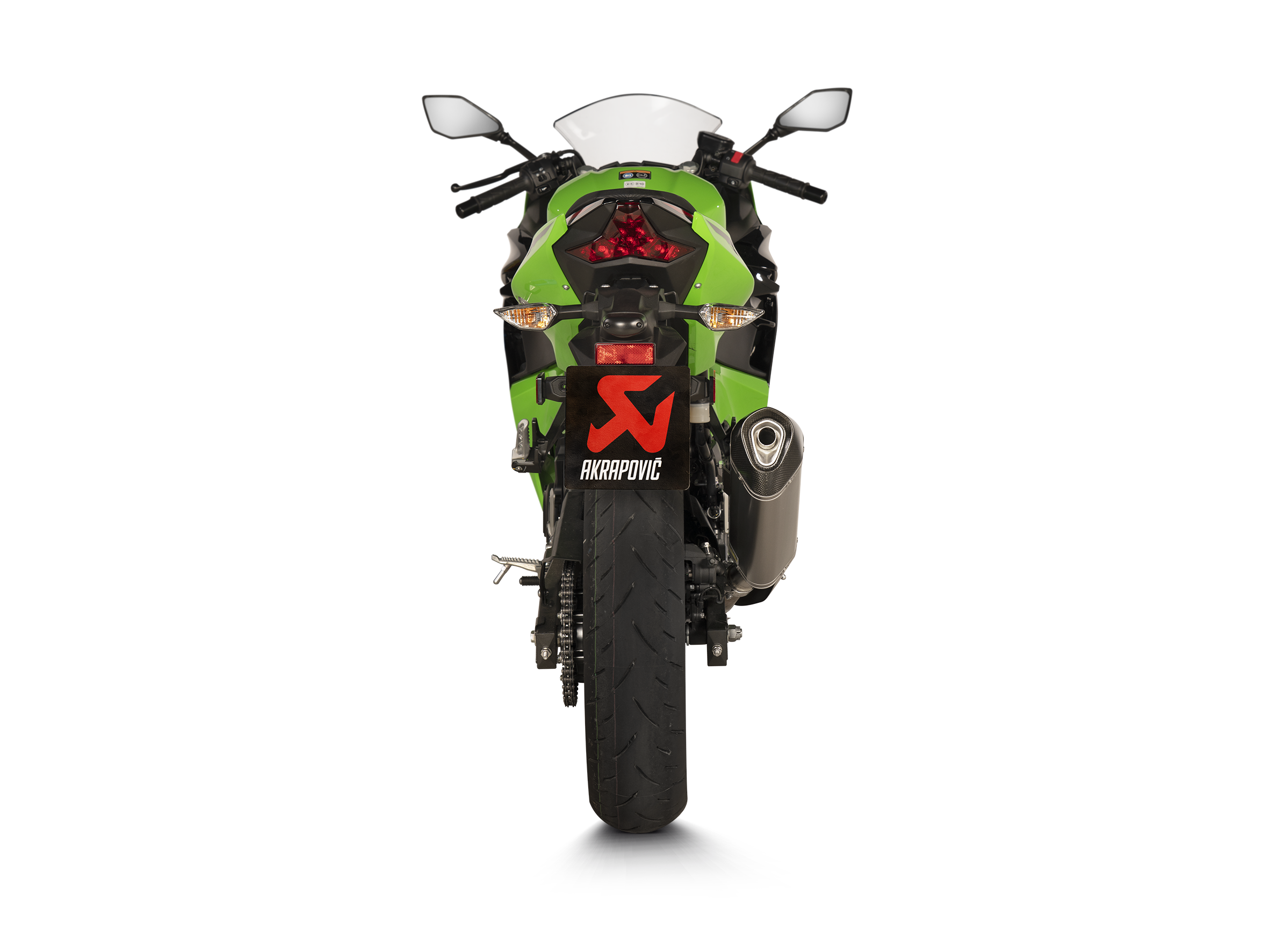 AKRAPOVIC TERMINALE TITANIO KAWASAKI NINJA 250 NINJA 400 Z400 2018-24 - AKRAPOVIC immagine 4