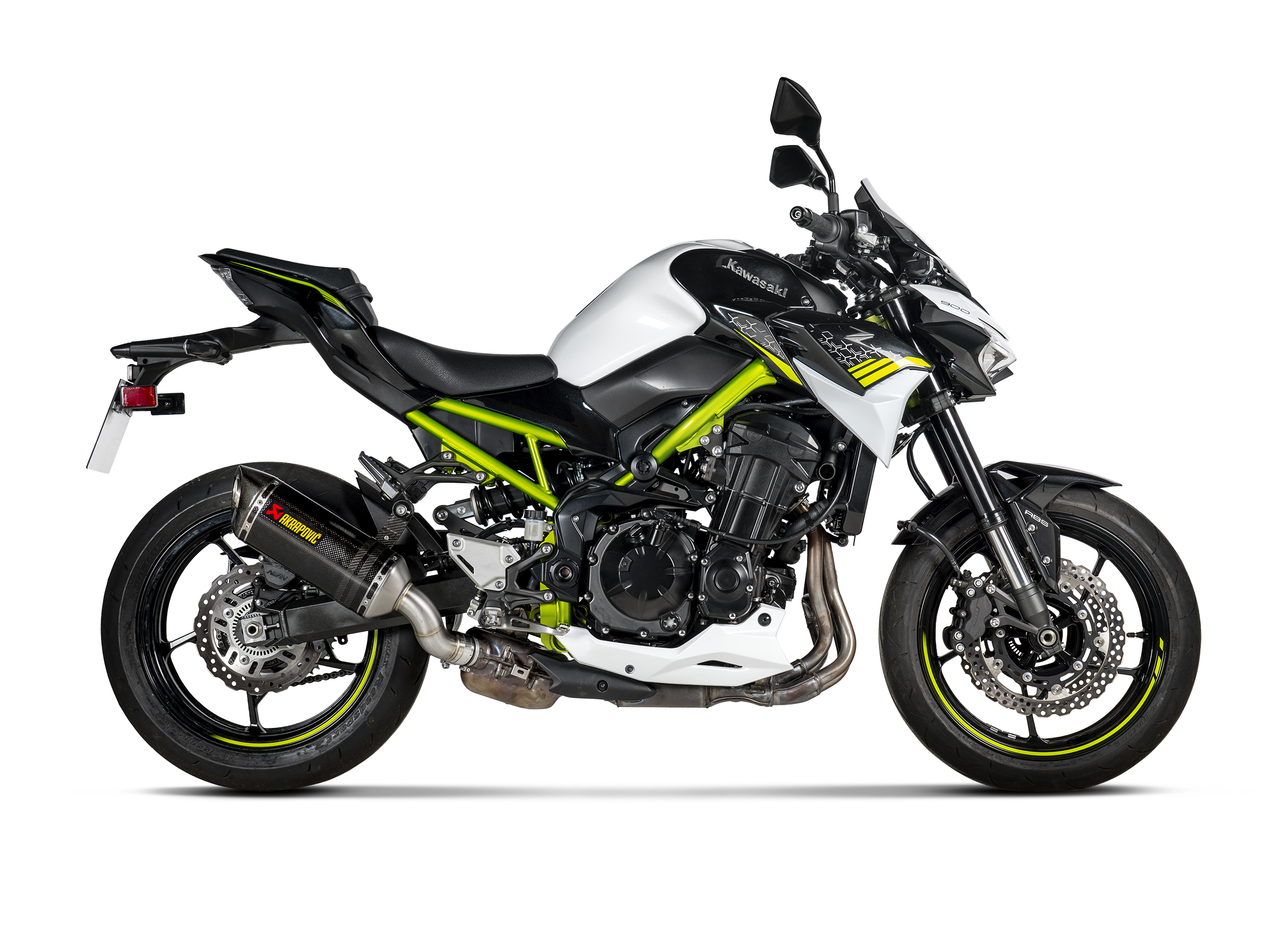 AKRAPOVIC TERMINALE CARBONIO OMOLOGATO KAWASAKI Z900 A2 2017-19 - AKRAPOVIC immagine 2