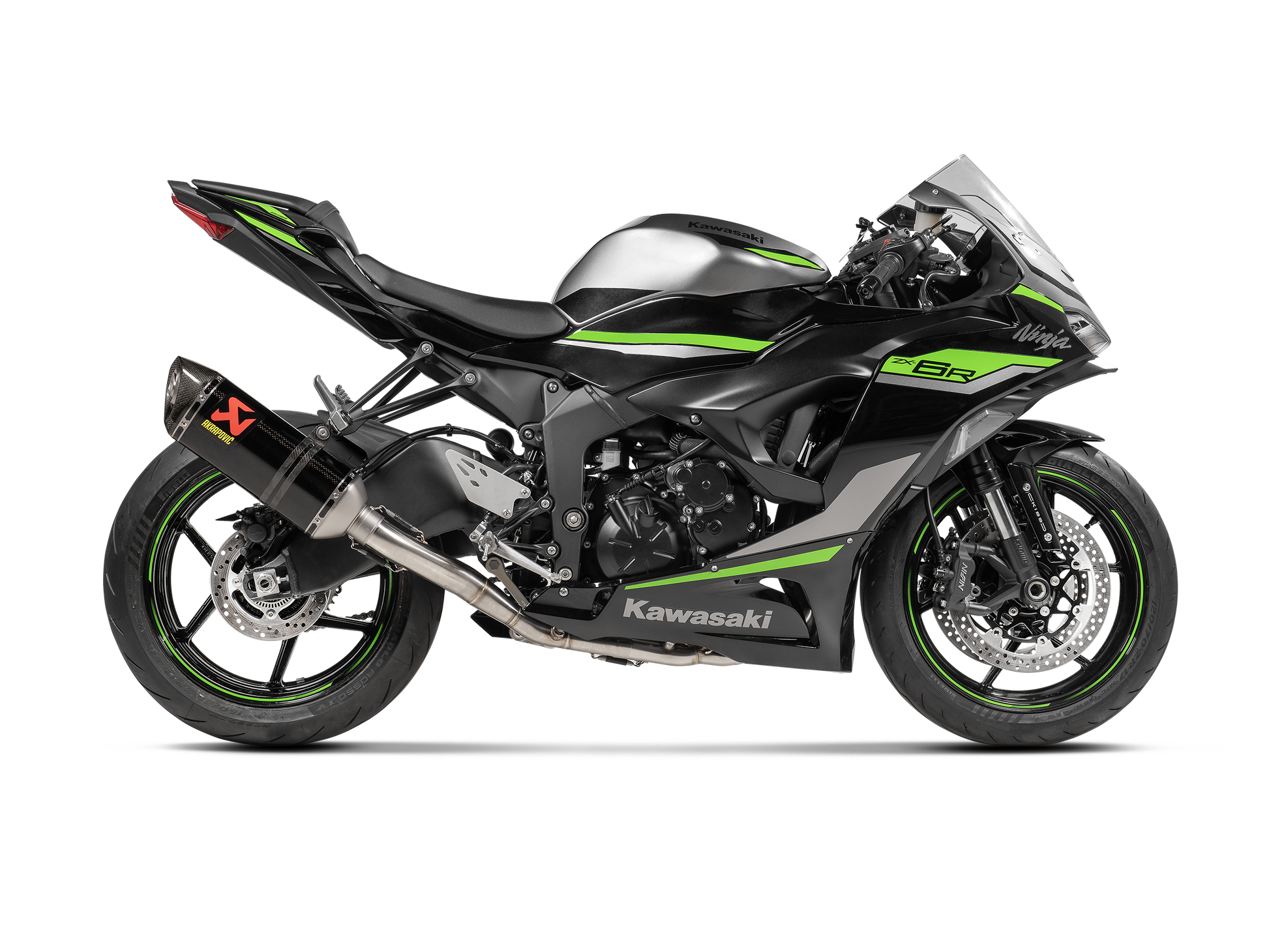 AKRAPOVIC TERMINALE CARBONIO RACING KAWASAKI NINJA ZX 6R 2023-26 - AKRAPOVIC immagine 2