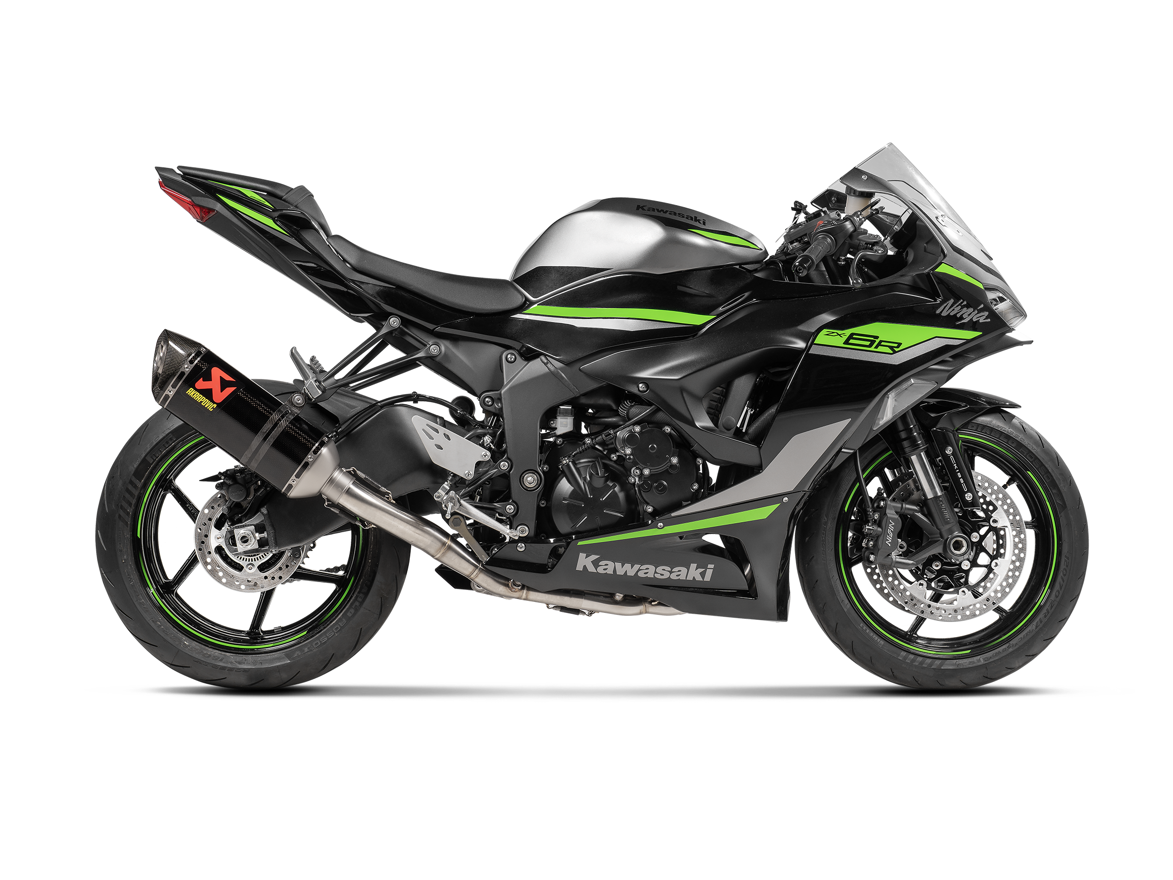 AKRAPOVIC TERMINALE CARBONIO RACING KAWASAKI NINJA ZX 6R 2023-26 - AKRAPOVIC immagine 2