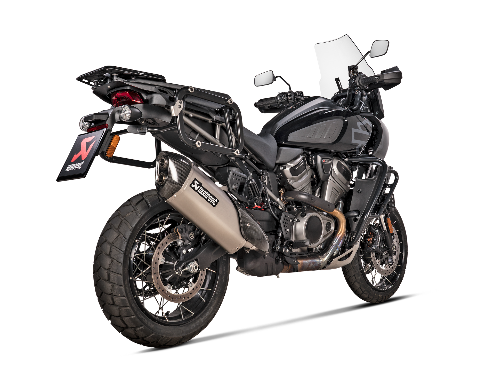 AKRAPOVIC TERMINALE CARBONIO OMOLOGATO HARLEY-DAVIDSON PAN AMERICA 1250 2021-24 - AKRAPOVIC immagine 3