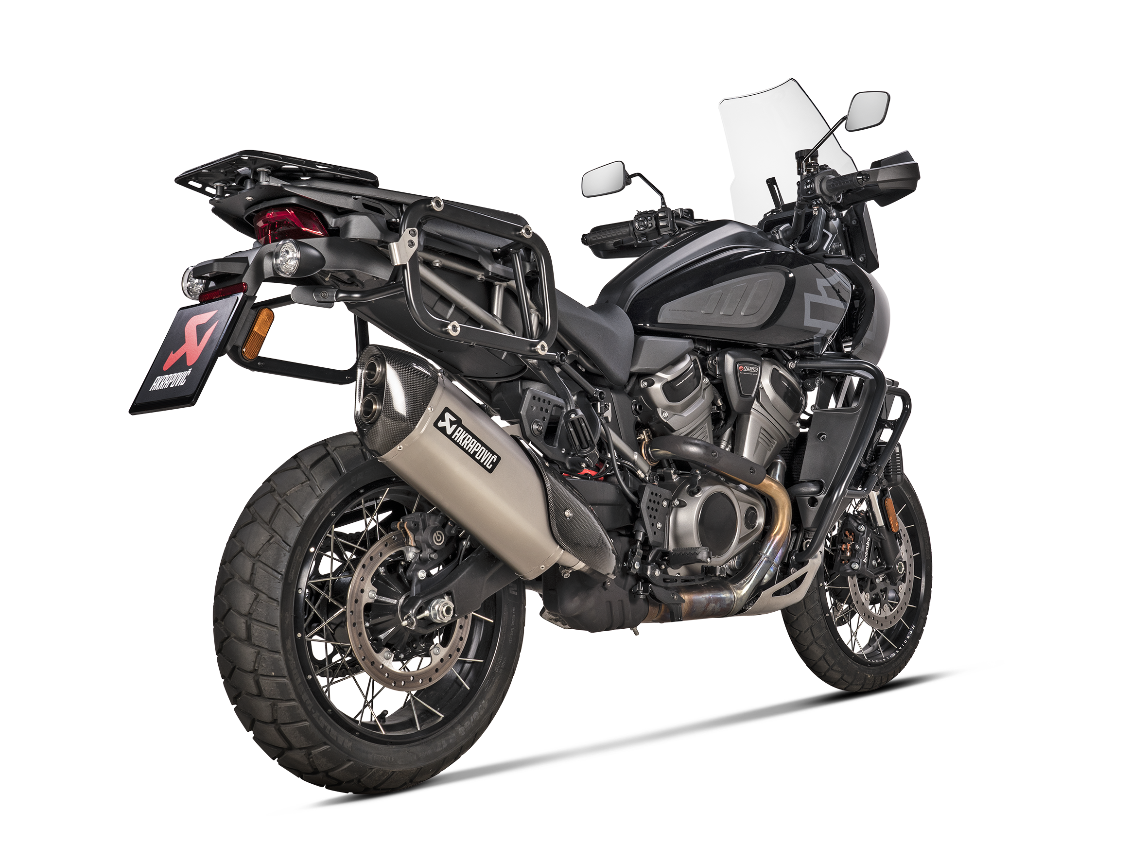 AKRAPOVIC TERMINALE CARBONIO OMOLOGATO HARLEY-DAVIDSON PAN AMERICA 1250 2021-24 - AKRAPOVIC immagine 3