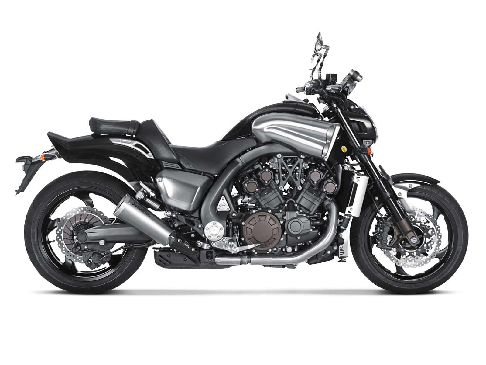 AKRAPOVIC TERMINALE TITANIO YAMAHA VMAX 2009-16 - AKRAPOVIC immagine 2
