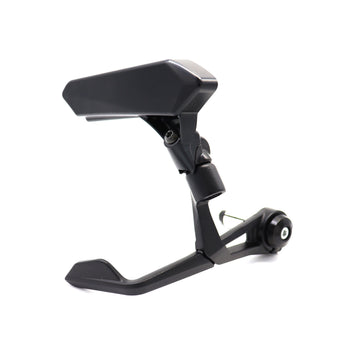 FAR LEVER PROTECTION LEFT BAR END WITH MIRROR - F1 AEROSHIELD MOTORCYCLE SIDE