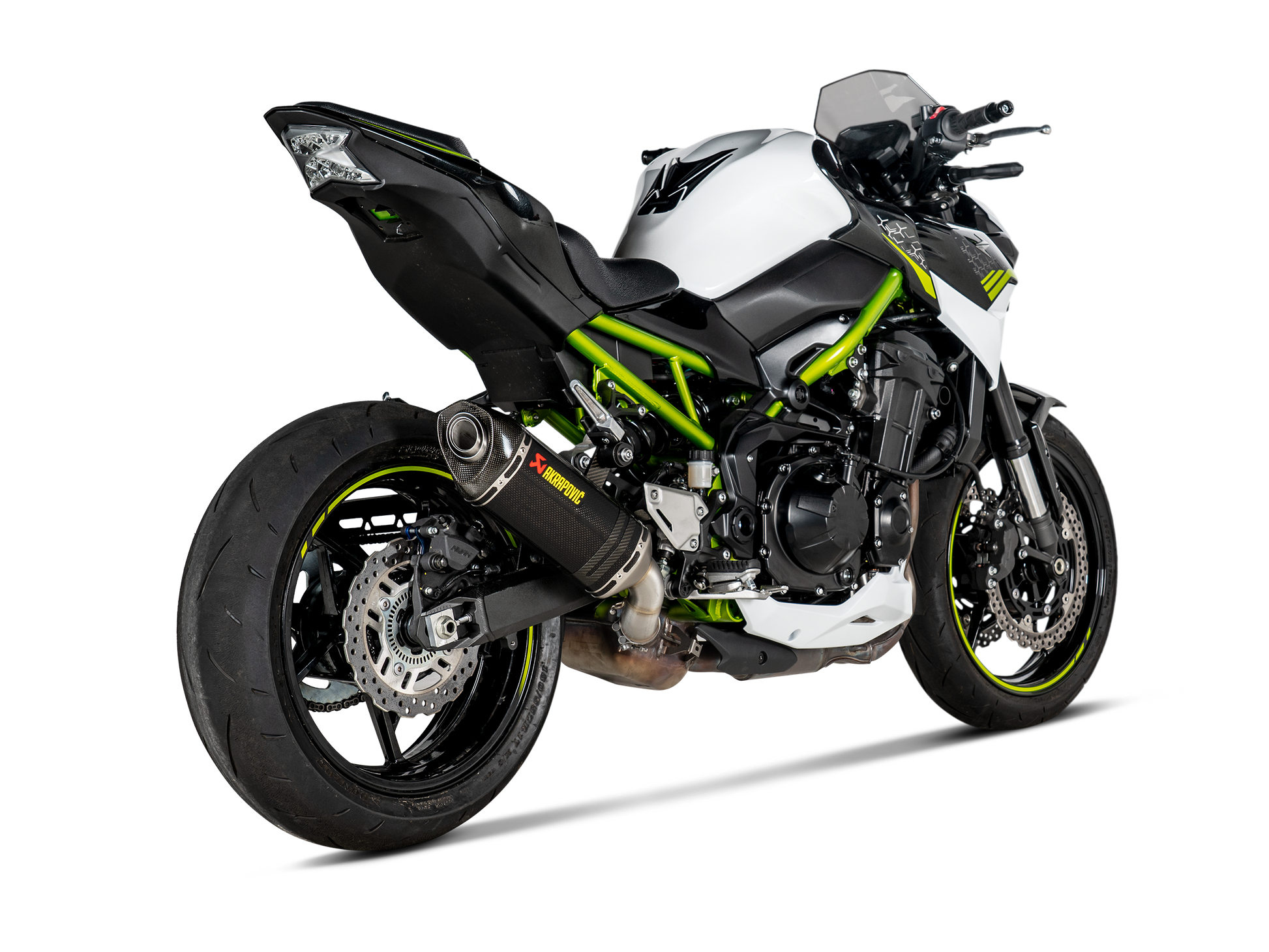 AKRAPOVIC TERMINALE CARBONIO OMOLOGATO KAWASAKI Z900 A2 2017-19 - AKRAPOVIC immagine 3