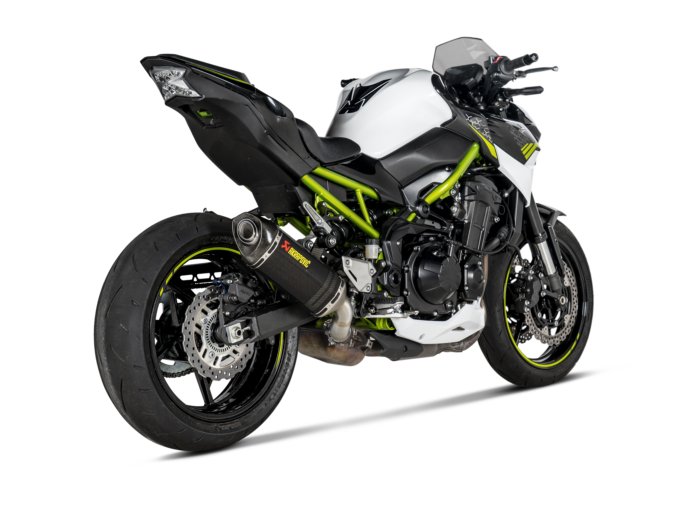 AKRAPOVIC TERMINALE CARBONIO OMOLOGATO KAWASAKI Z900 A2 2017-19 - AKRAPOVIC immagine 3