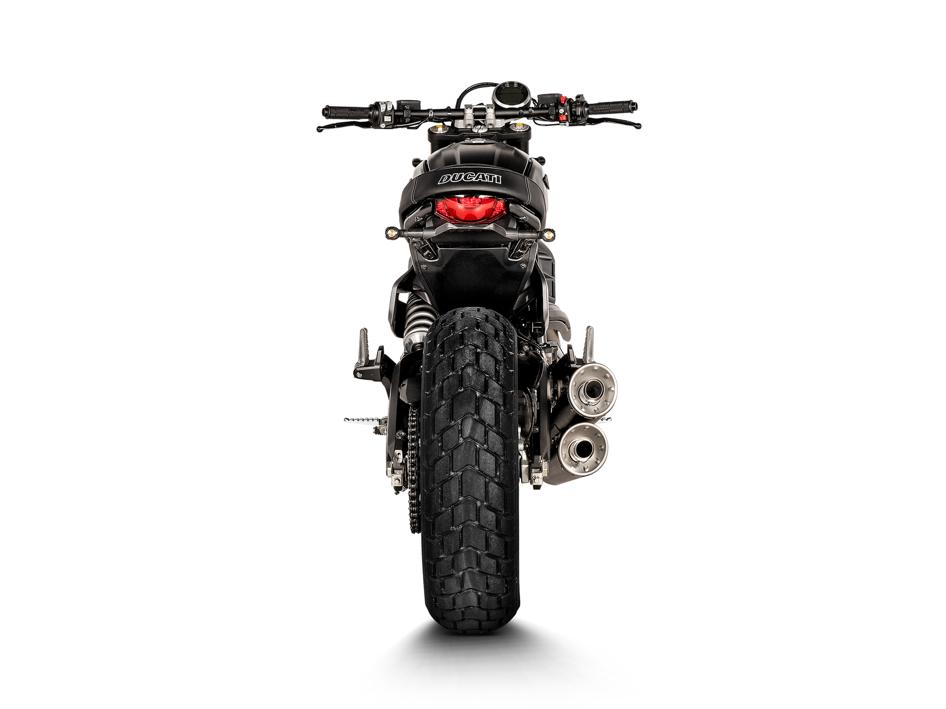 TERMINALE CARB.IO RACING DUCATI SCRAMBLER URBAN MOTARD / NIGHTSHIFT / ICON / ICO - AKRAPOVIC immagine 4