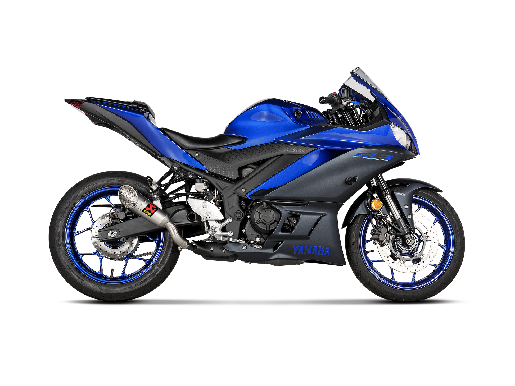 AKRAPOVIC TERMINALE TITANIO RACING YAMAHA MT 03 R3 2022-26 - AKRAPOVIC immagine 2