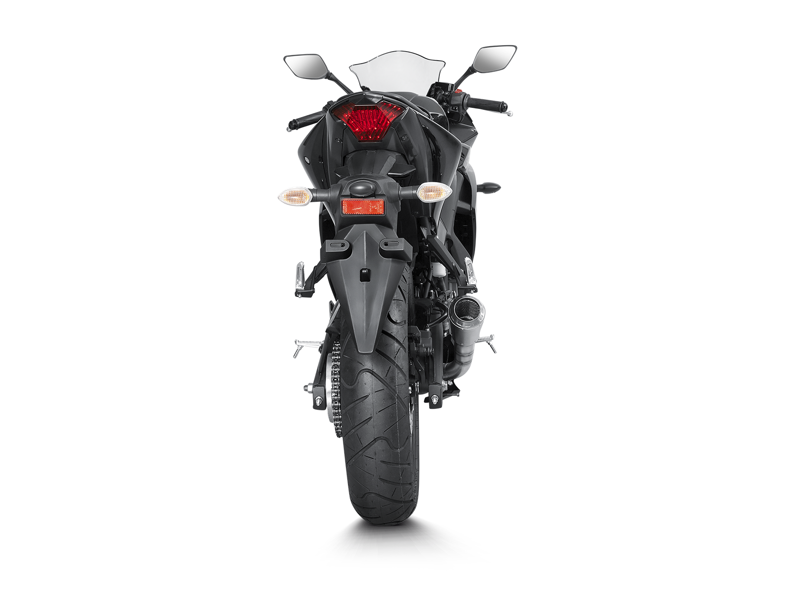 AKRAPOVIC TERMINALE ACCIAIO INOX RACING YAMAHA R25 2014-21 - AKRAPOVIC immagine 4