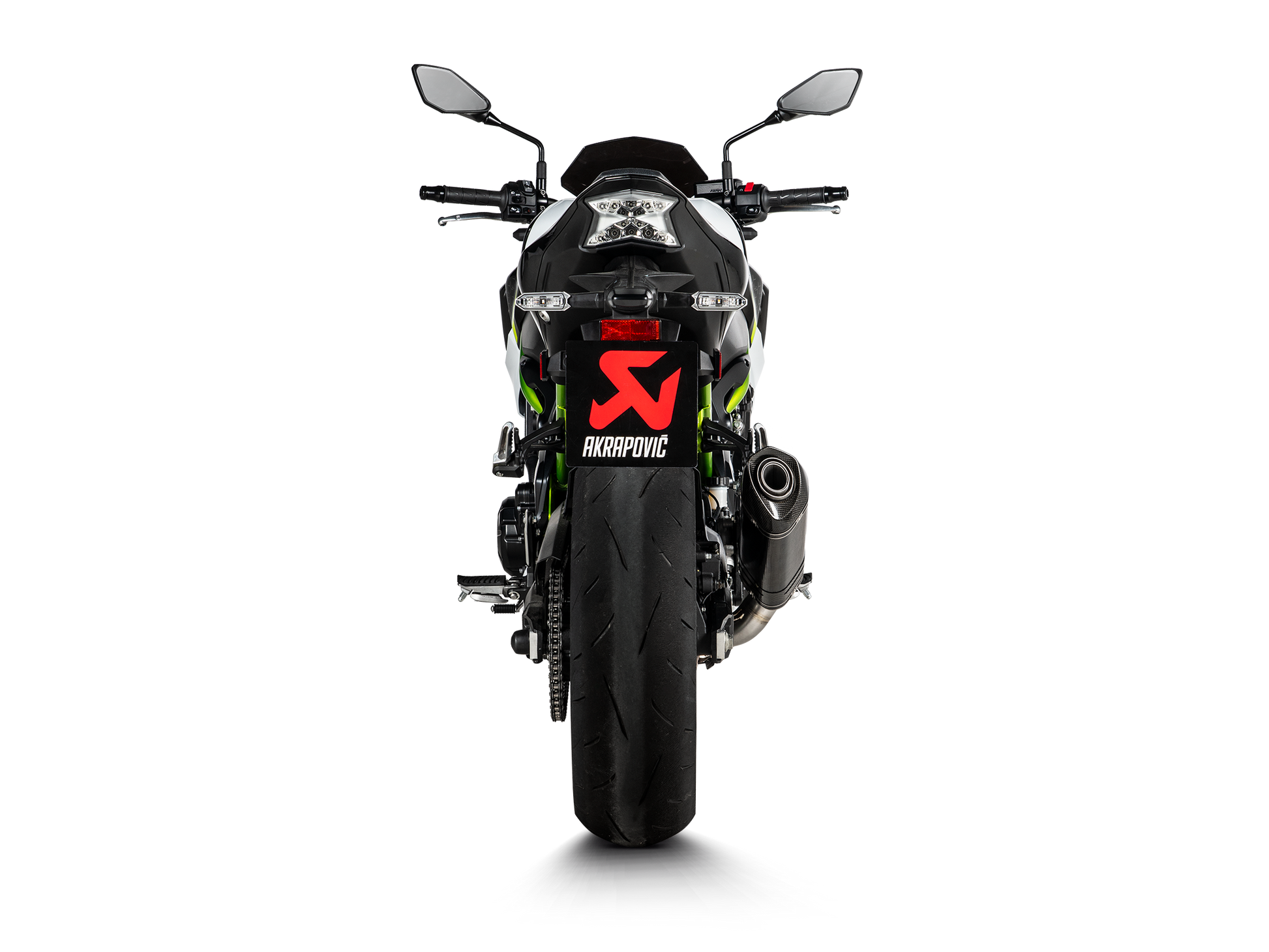 AKRAPOVIC TERMINALE CARBONIO OMOLOGATO KAWASAKI Z900 2017-19 - AKRAPOVIC immagine 4
