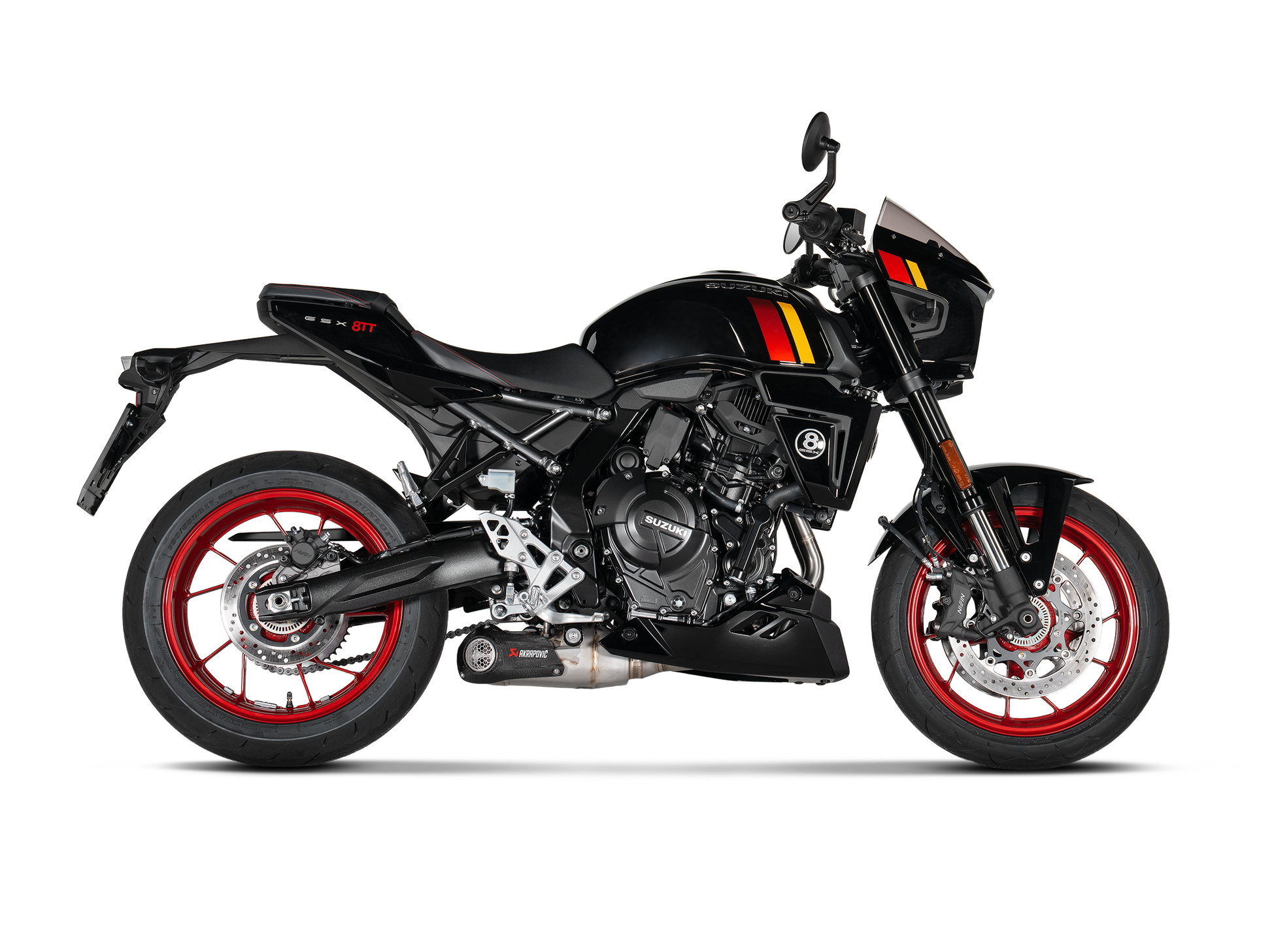 AKRAPOVIC TERMINALE ACCIAIO INOX OMOLOGATO SUZUKI GSX 8S / 8R 2022-26 - AKRAPOVIC immagine 5