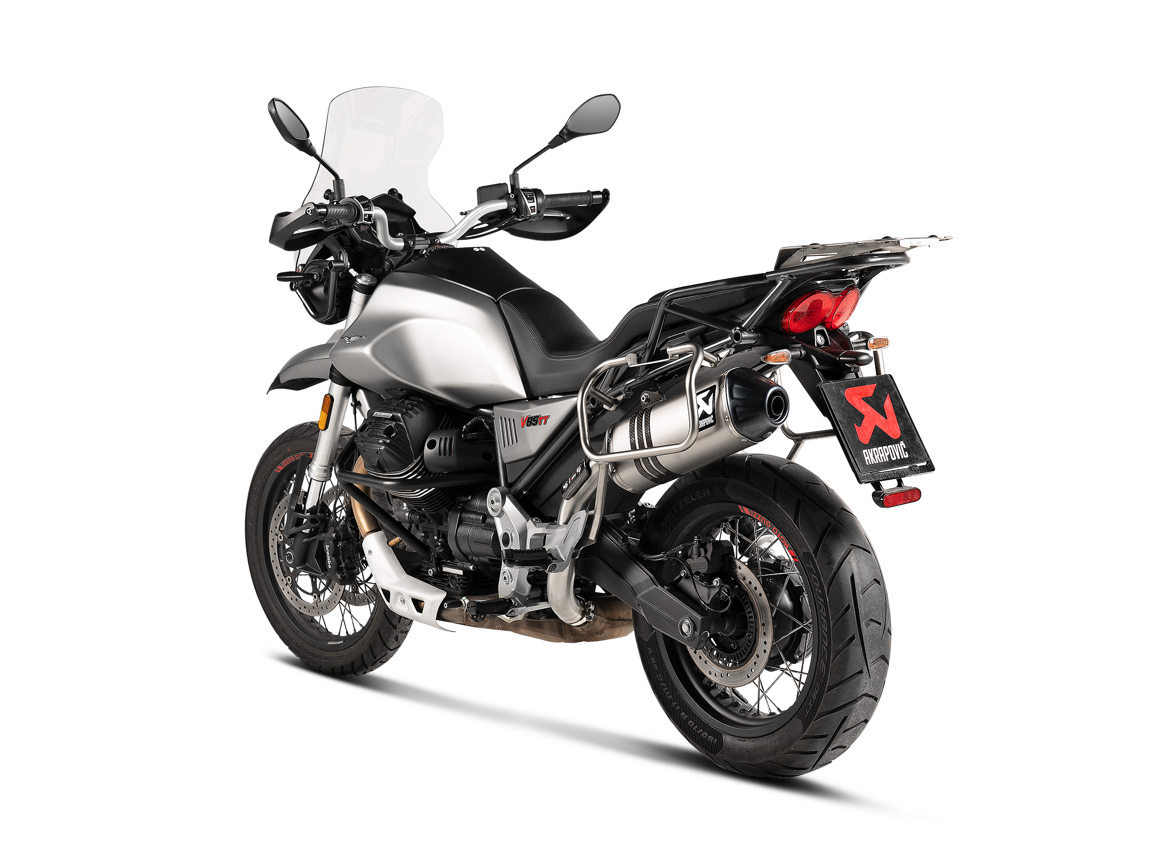 AKRAPOVIC TERMINALE TITANIO MOTO GUZZI V85 TT 2021-24 - AKRAPOVIC immagine 3