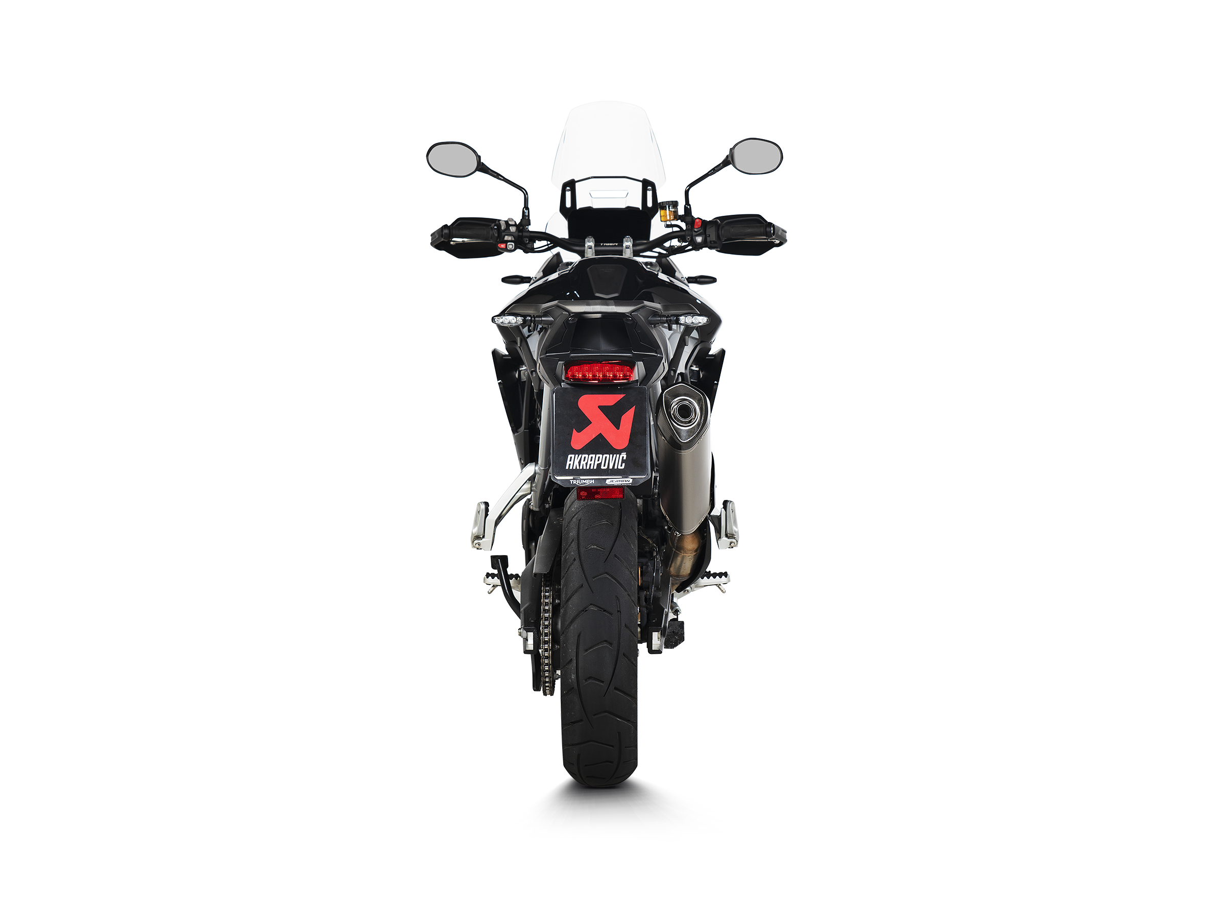 AKRAPOVIC TERMINALE TITANIO TRIUMPH TIGER 850 / 900 2020-24 - AKRAPOVIC immagine 4