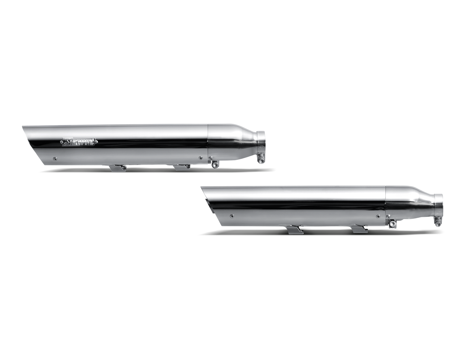 AKRAPOVIC TERMINALE CROMATO HARLEY-DAVIDSON SOFTAIL VARI MODELLI 2007-16 - AKRAPOVIC