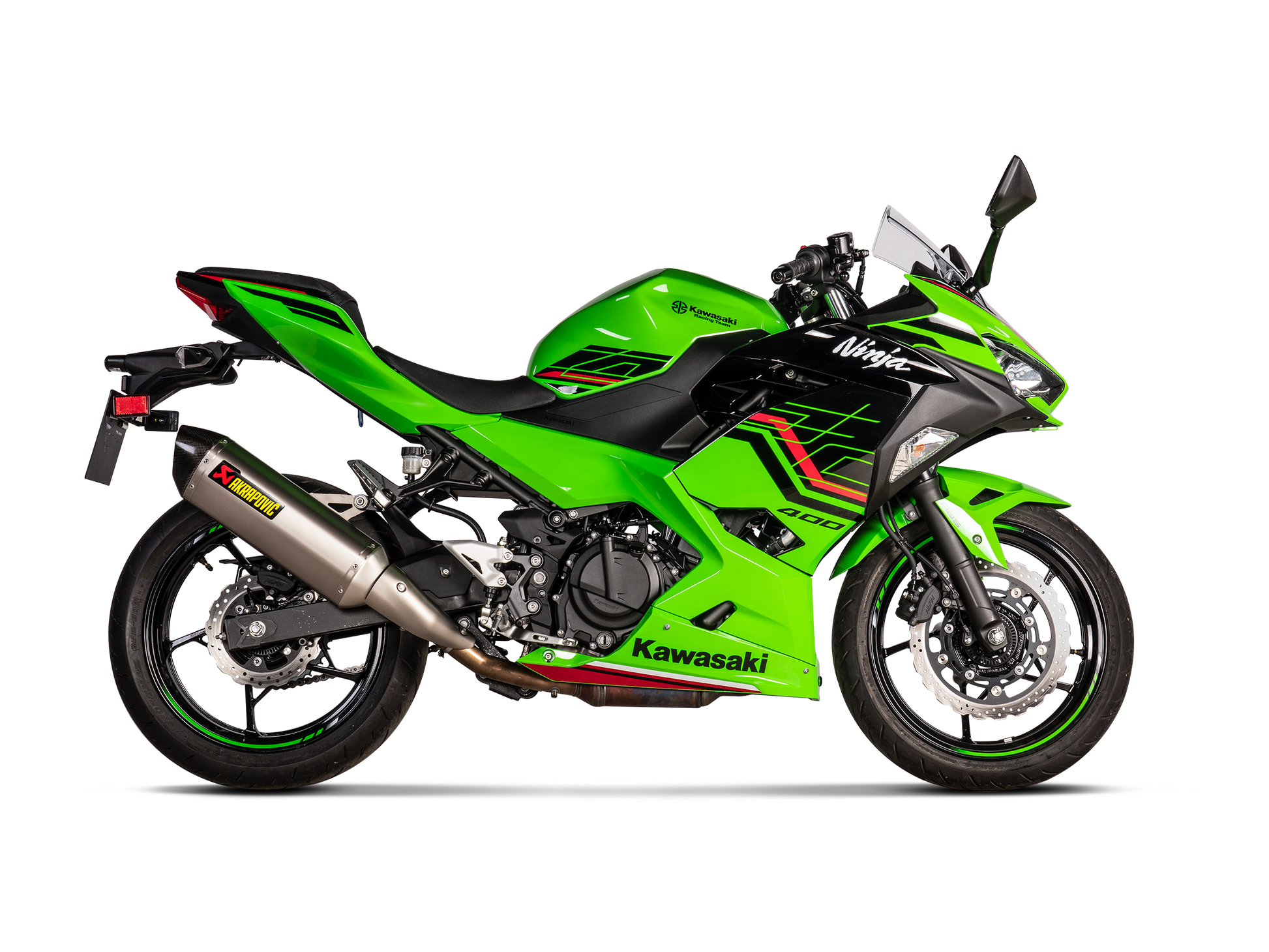 AKRAPOVIC TERMINALE TITANIO KAWASAKI NINJA 250 NINJA 400 Z400 2018-24 - AKRAPOVIC immagine 2
