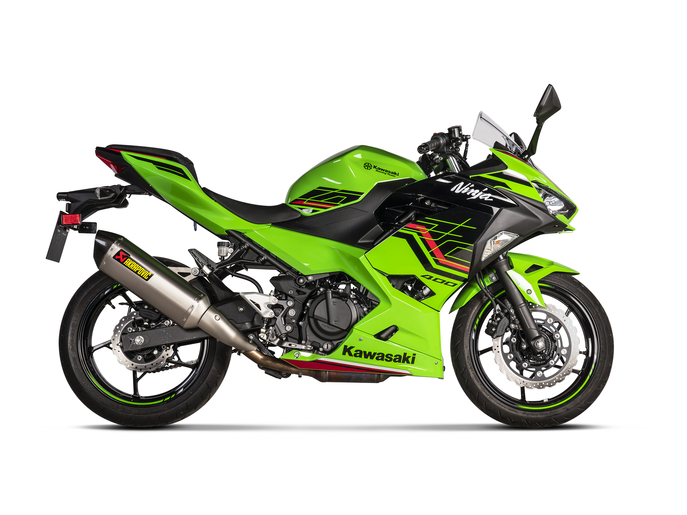 AKRAPOVIC TERMINALE TITANIO KAWASAKI NINJA 250 NINJA 400 Z400 2018-24 - AKRAPOVIC immagine 2