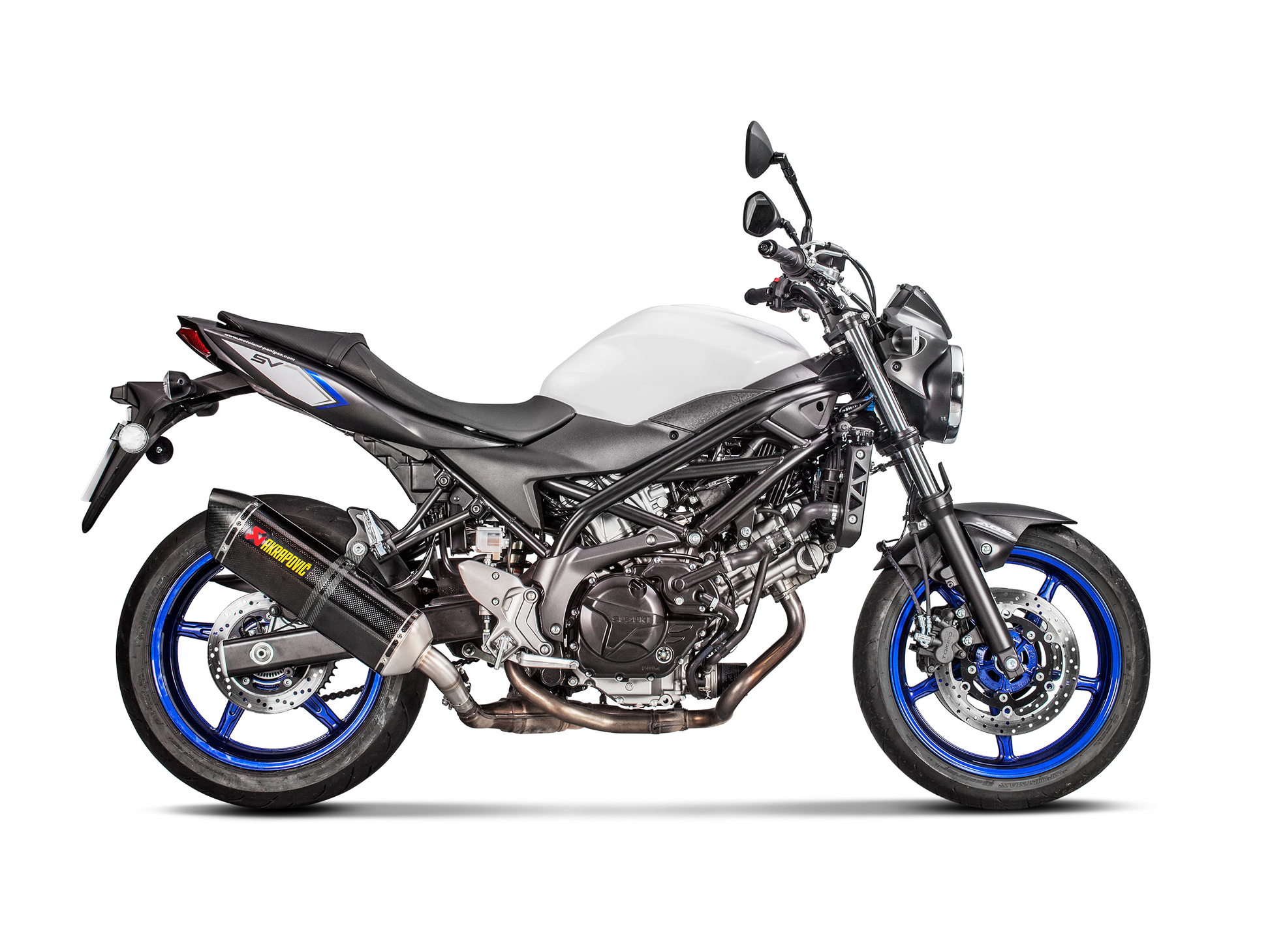AKRAPOVIC TERMINALE CARBONIO SUZUKI SV 650 SV 650 X 2016-23 - AKRAPOVIC immagine 2