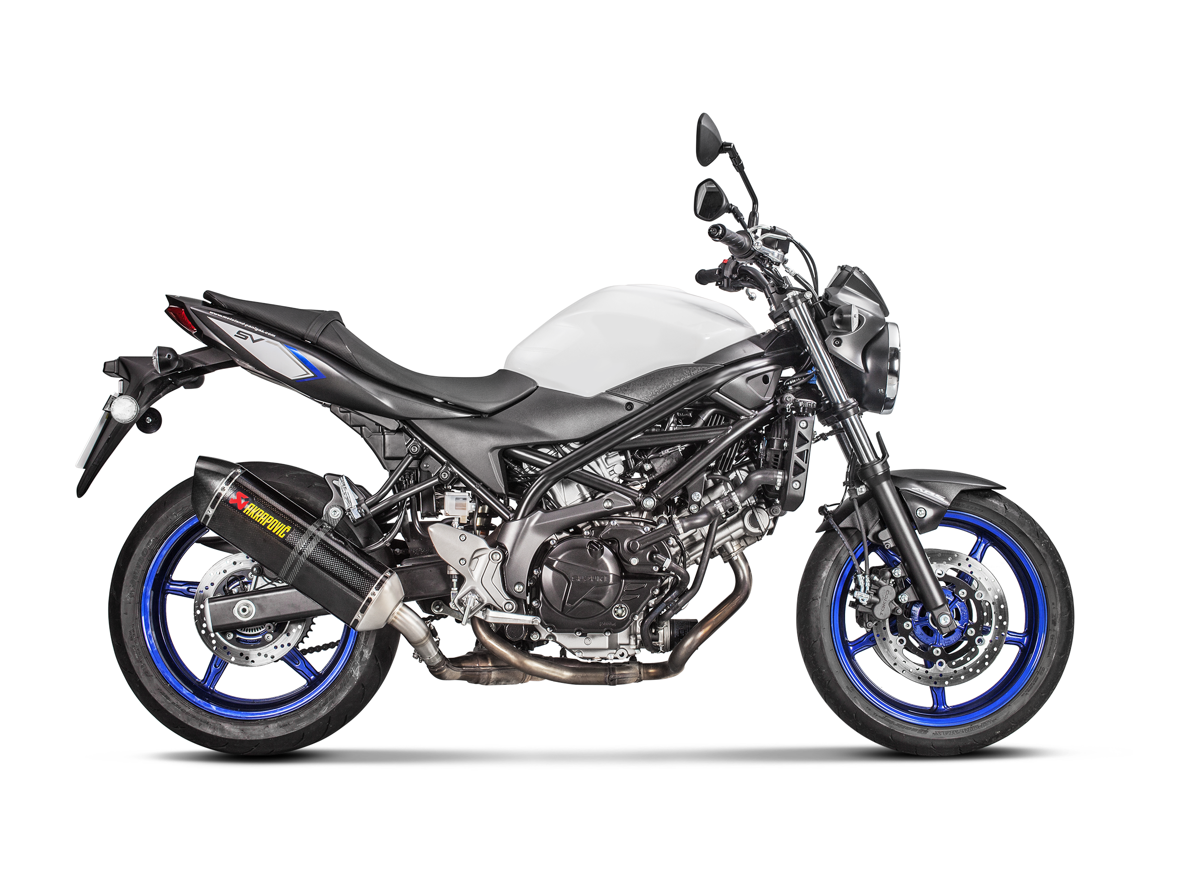 AKRAPOVIC TERMINALE CARBONIO SUZUKI SV 650 SV 650 X 2016-23 - AKRAPOVIC immagine 2