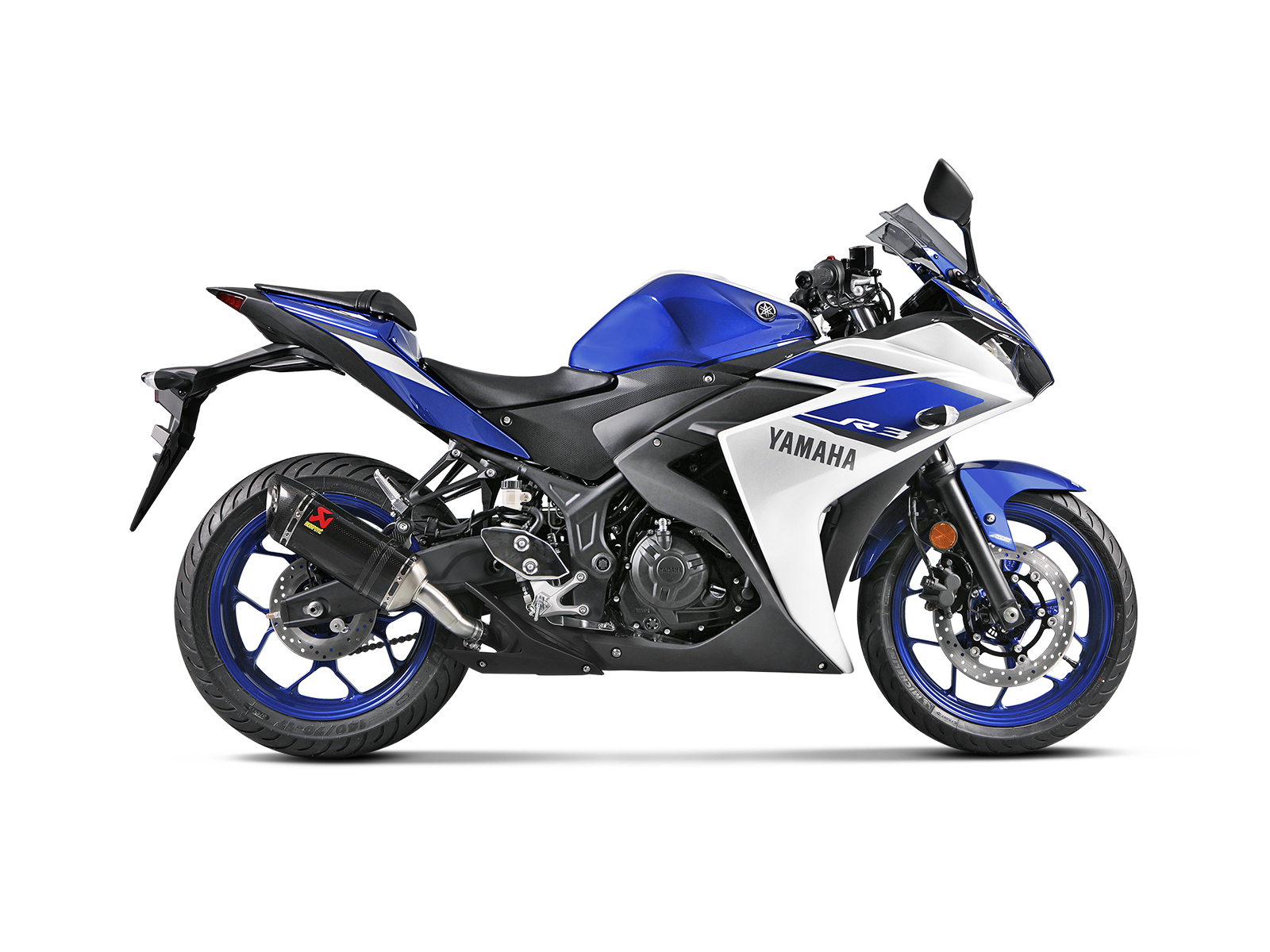 AKRAPOVIC TERMINALE CARBONIO YAMAHA YZF R3 YZF R25 2014-16 - AKRAPOVIC immagine 2