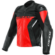 GIACCA DA MOTO IN PELLE DAINESE RACING 4 NERA/ROSSA - Sestamarcia Racing Part Italia S.r.l.
