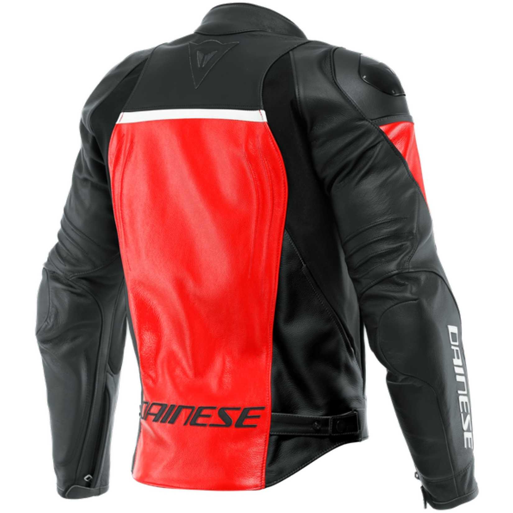 GIACCA DA MOTO IN PELLE DAINESE RACING 4 NERA/ROSSA - Sestamarcia Racing Part Italia S.r.l.