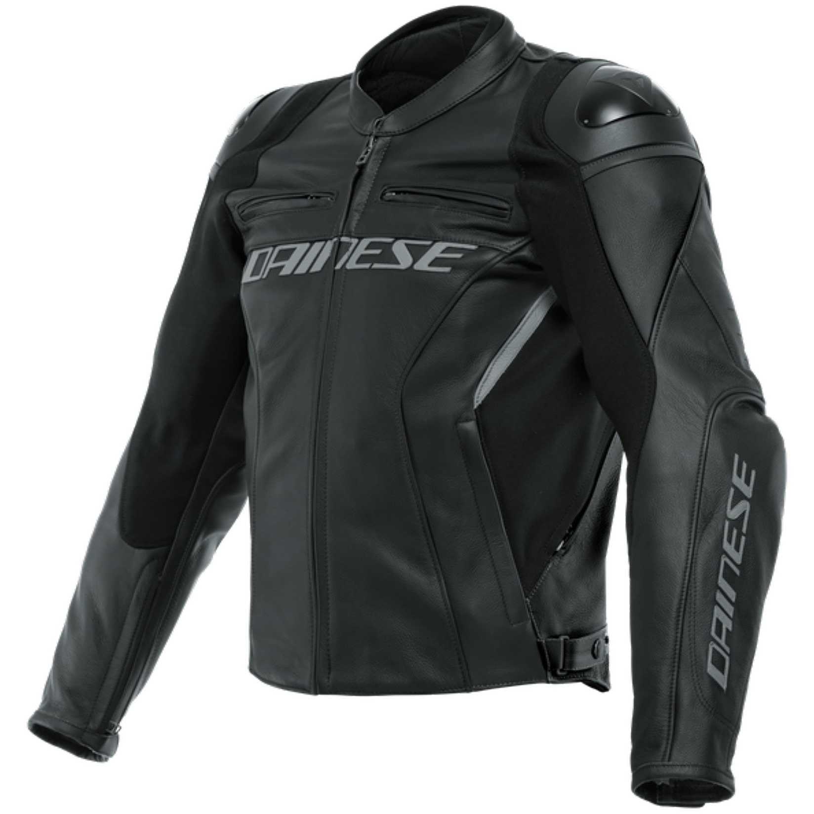 GIACCA DA MOTO IN PELLE DAINESE RACING 4 NERA