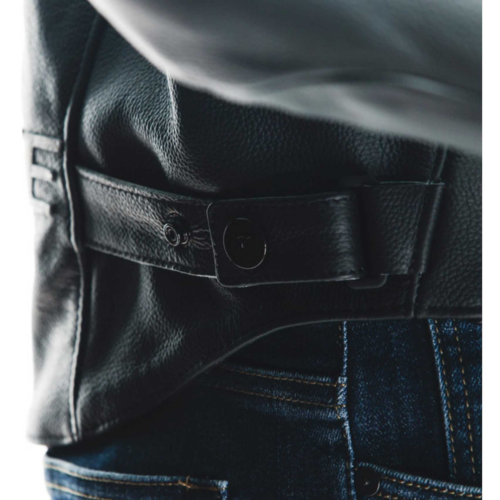GIACCA DA MOTO IN PELLE DAINESE RACING 4 NERA