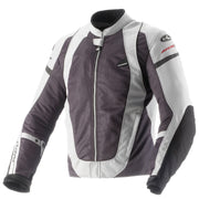 GIACCA DA MOTO IN TESSUTO TRAFORATA CLOVER MODELLO AIRJET-3 GRIGIO