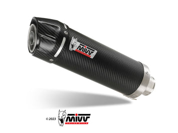Terminale Di Scarico In Carbonio Mivv Gp Suzuki Gsf 650 Bandit 2007-2015