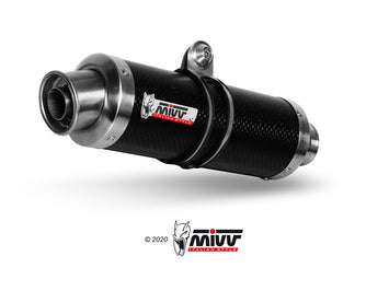 Terminali Di Scarico In Carbonio Racing Mivv Gp Aprilia Rsv 1000 2004-2008