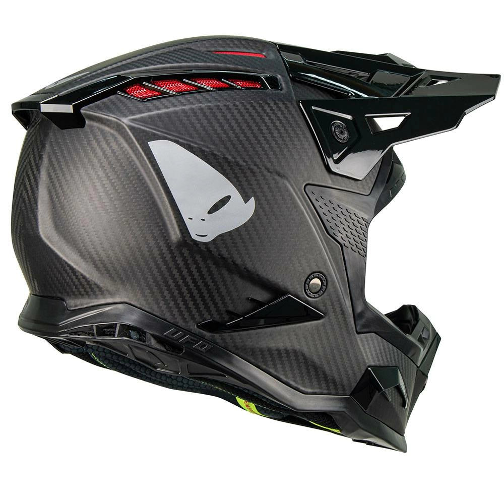 CASCO DA MOTO UFO ECHUS CARBON NERO