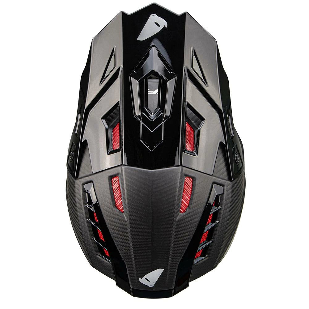 CASCO DA MOTO UFO ECHUS CARBON NERO