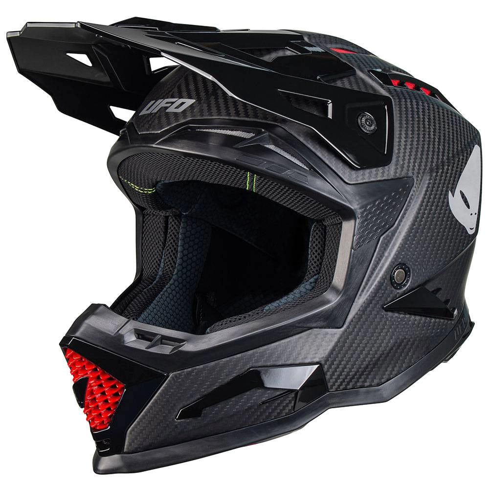 CASCO DA MOTO UFO ECHUS CARBON NERO