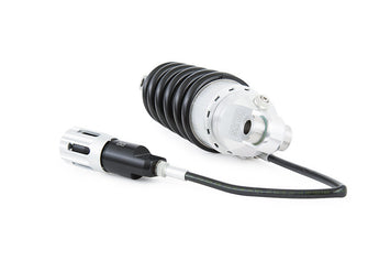 Ohlins S46DR1S rear shock absorber for Harley-Davidson Softail Fat Bob 2018-2024, showcasing the high-performance suspension component.