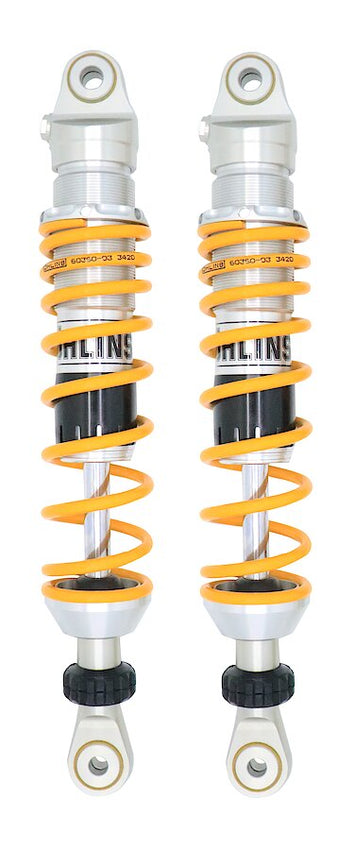 Ohlins S36DR1 rear shock absorber for Honda CT 125, showcasing its sleek design and durable construction.