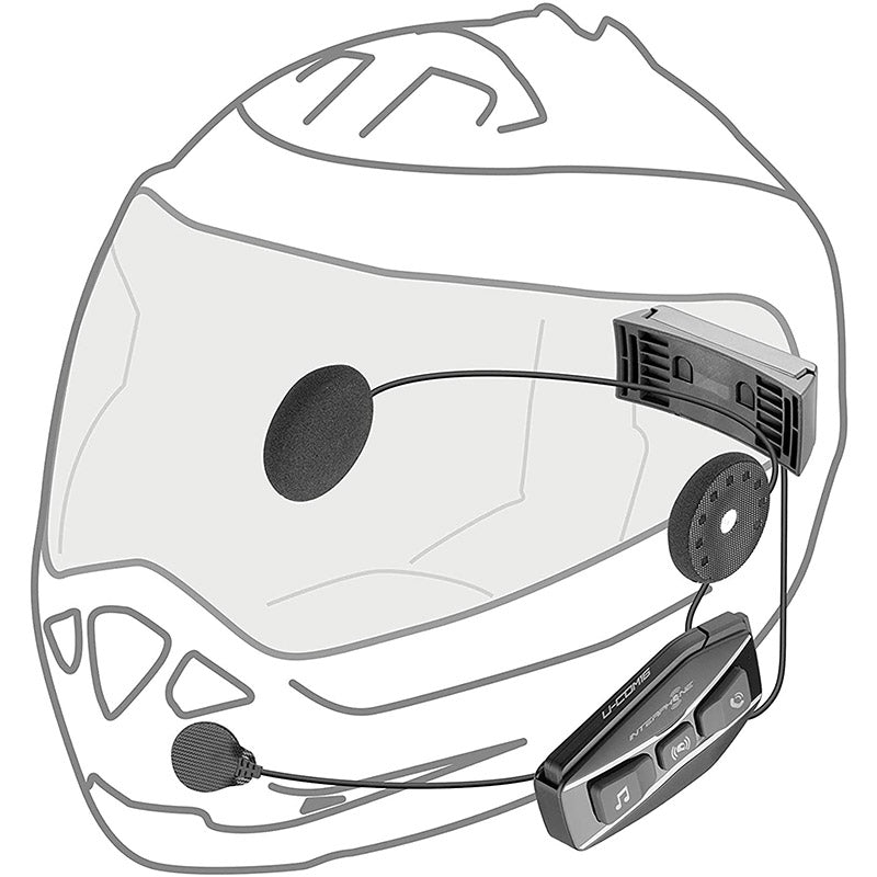 INTERFONO DA MOTO UNIVERSALE INTERPHONE U-COM 16 SINGOLO