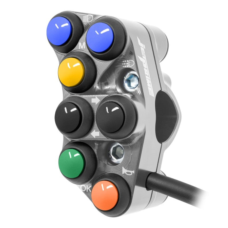 PULSANTIERA SX STRADALE JETPRIME TRIUMPH STREET TRIPLE 765 RS 17-24 TITANIO