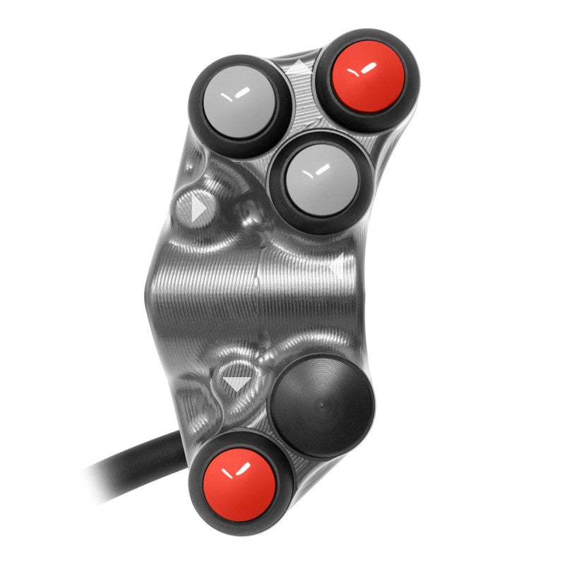 PULSANTIERA SINISTRA STRADALE JETPRIME TRIUMPH STREET TRIPLE 765 2017-24 TITANIO