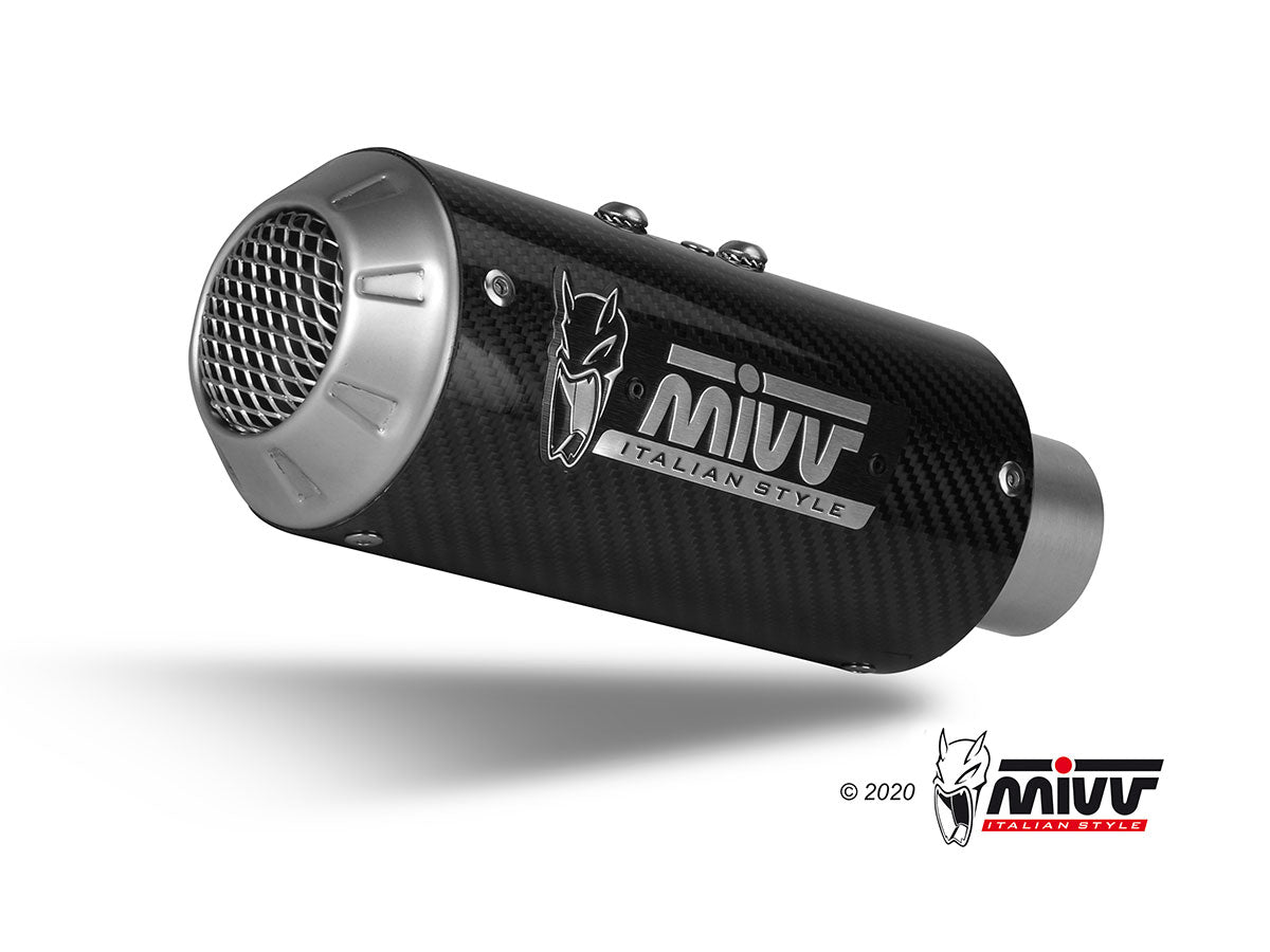 TERMINALE DI SCARICO IN CARBONIO RACING MIVV MK3 DUCATI MONSTER 821 2018 - 2020