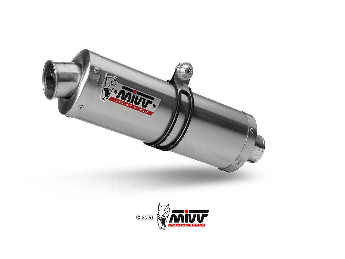 Terminale Di Scarico Inox Mivv Oval Suzuki Gsf 650 Bandit 2005-2006