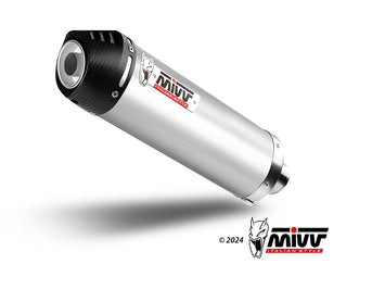 Terminale Di Scarico In Titanio Mivv Oval Moto Guzzi V85 Tt 2019-2024